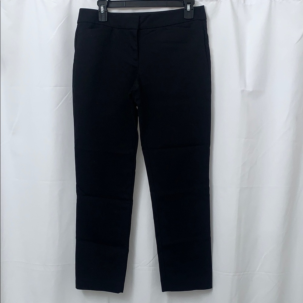Ann Taylor LOFT Marisa Fit Black Straight Leg Dress Pants 4 Workwear Trousers
